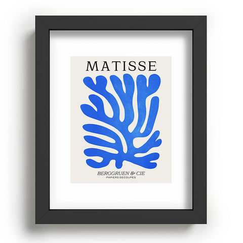 ayeyokp Marseille Blue Matisse Color Recessed Framing Rectangle
