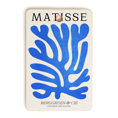ayeyokp Marseille Blue Matisse Color Cutting Board Rectangle