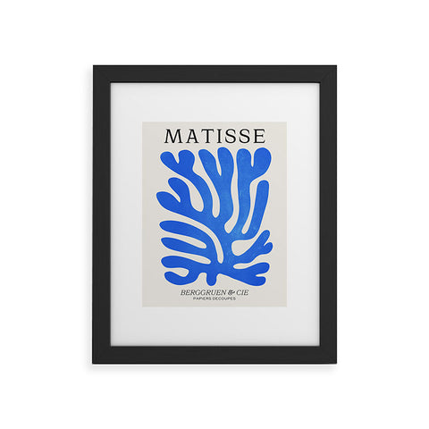 ayeyokp Marseille Blue Matisse Color Framed Art Print
