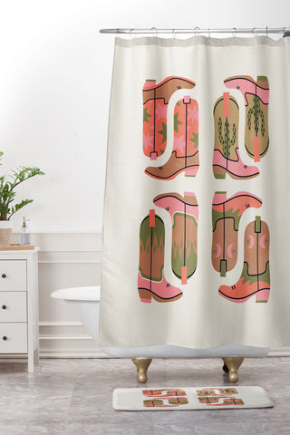 ayeyokp The Boots Shower Curtain And Mat