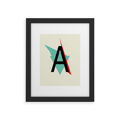 Ballack Art House A 1 Helvetica Framed Art Print