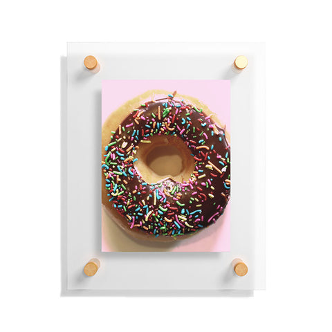 Ballack Art House Donut and pink Floating Acrylic Print