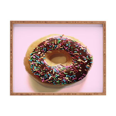 Ballack Art House Donut and pink Rectangular Tray