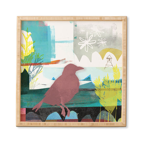 Barbara Chotiner Bird plus Ocean Framed Wall Art