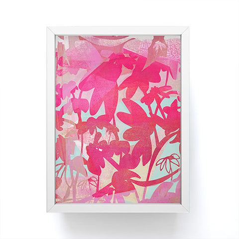 Barbara Chotiner Pinky Susan Florals Framed Mini Art Print