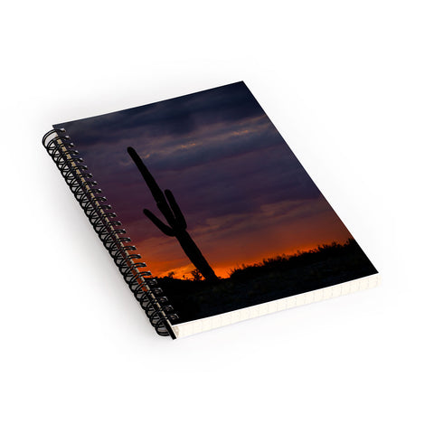 Barbara Sherman Saguaro Sunset Spiral Notebook