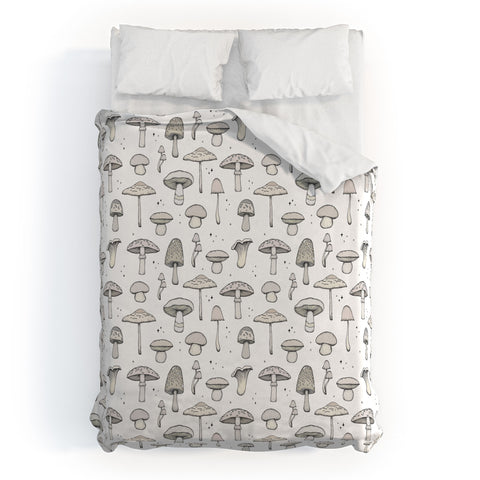 Barlena Mushrooms Pattern Duvet Cover