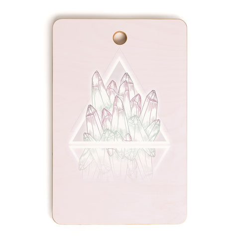 Barlena Pink Crystals Cutting Board Rectangle