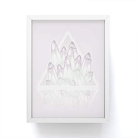 Barlena Pink Crystals Framed Mini Art Print