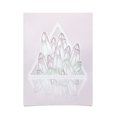 Barlena Pink Crystals Poster