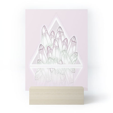 Barlena Pink Crystals Mini Art Print