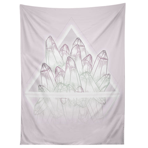 Barlena Pink Crystals Tapestry