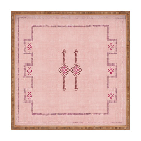 Becky Bailey Bungalow Kilim Square Tray