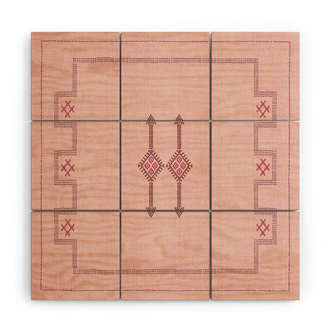 Becky Bailey Bungalow Kilim Wood Wall Mural