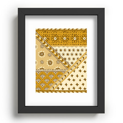 Becky Bailey Carol in Gold Recessed Framing Rectangle