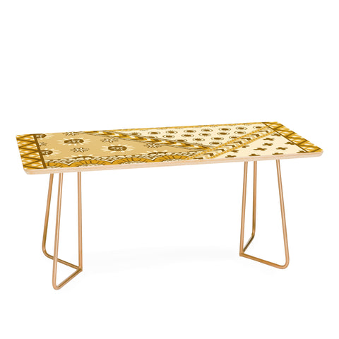 Becky Bailey Carol in Gold Coffee Table