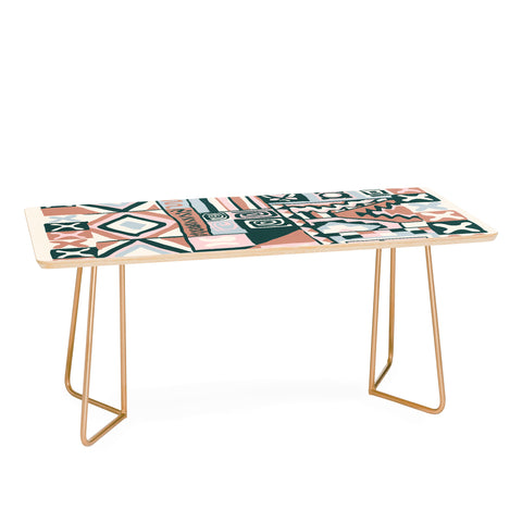 Becky Bailey Cosmo in Pink Multi Coffee Table