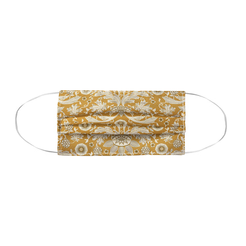 Becky Bailey Floral Damask in Gold Face Mask