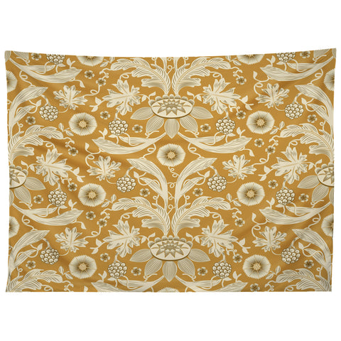 Becky Bailey Floral Damask in Gold Tapestry