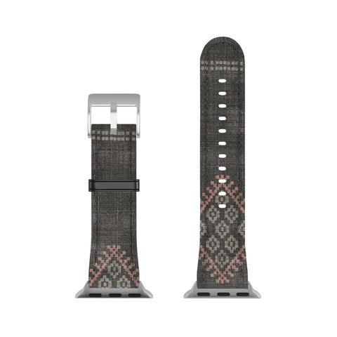 Becky Bailey Kilim in Black and Pink Apple Watch Band