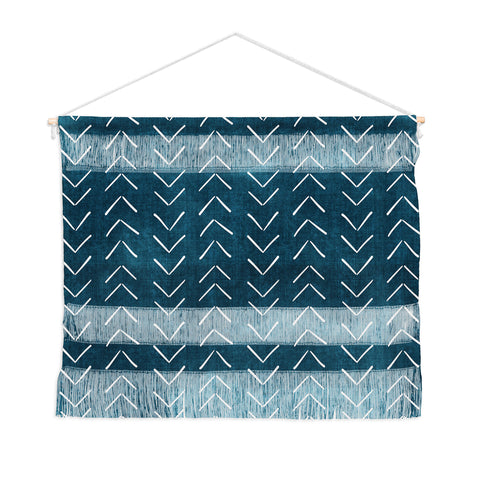 Becky Bailey Mud Cloth Big Arrows in Teal Wall Hanging Landscape