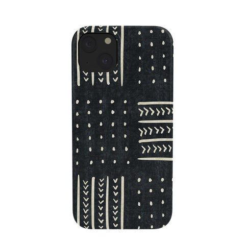 Becky Bailey Mud cloth in black and white Phone Case