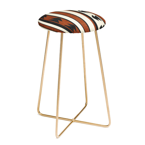 Becky Bailey Province in Rust Counter Stool