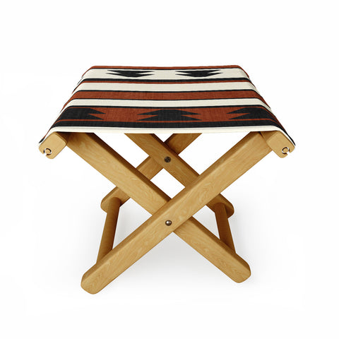 Becky Bailey Province in Rust Folding Stool