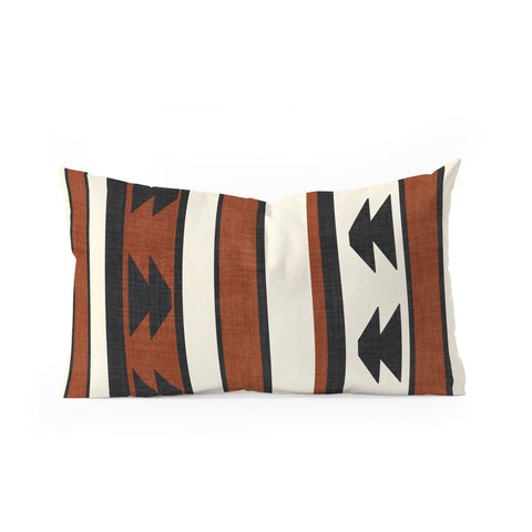 Becky Bailey Province in Rust Oblong Throw Pillow