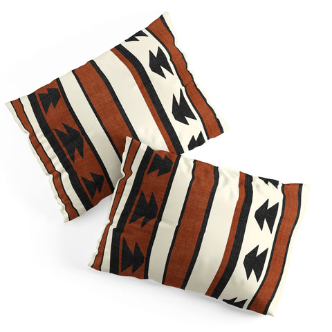 Becky Bailey Province in Rust Pillow Shams