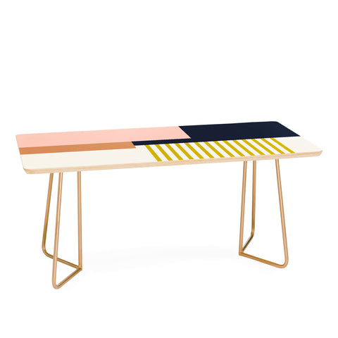 Becky Bailey Sol Abstract Geometric Print i Coffee Table