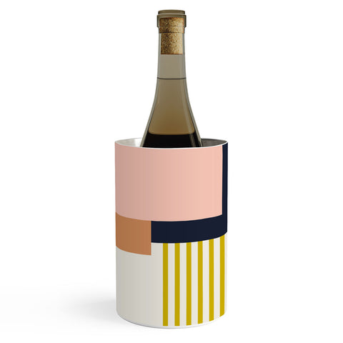 Becky Bailey Sol Abstract Geometric Print i Wine Chiller