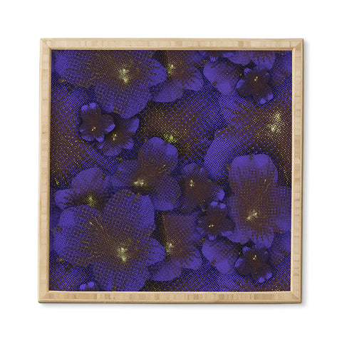 Bel Lefosse Design Electric Blue Orchid Framed Wall Art