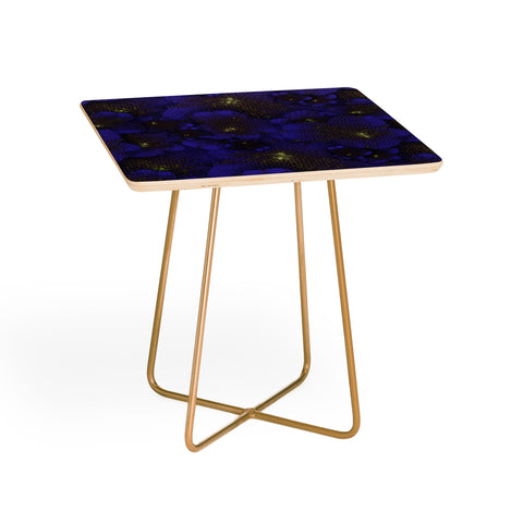 Bel Lefosse Design Electric Blue Orchid Side Table