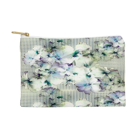 Bel Lefosse Design Flowers And Lines Pouch
