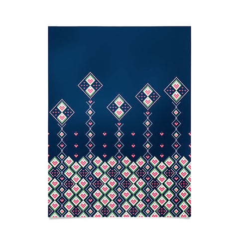 Belle13 Abstract Love Flowers Poster