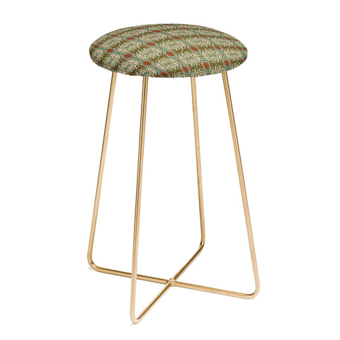 Belle13 Abstract Tree Deco Pattern 1 Counter Stool