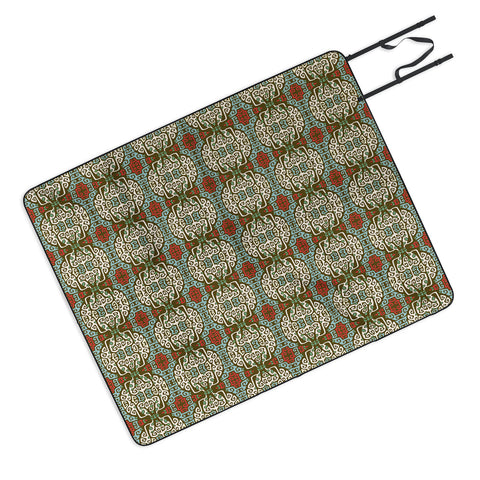 Belle13 Abstract Tree Deco Pattern 1 Picnic Blanket