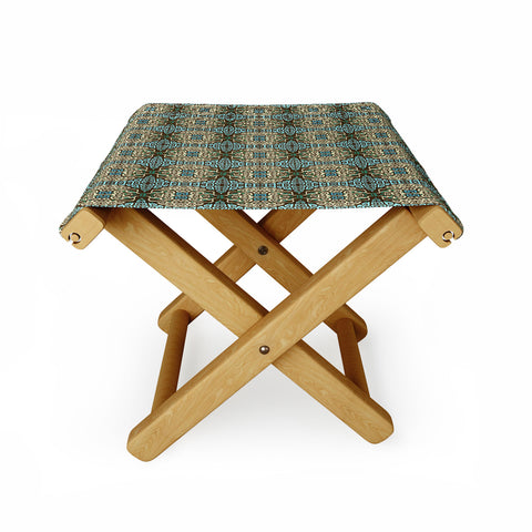 Belle13 Abstract Tree Deco Pattern 2 Folding Stool