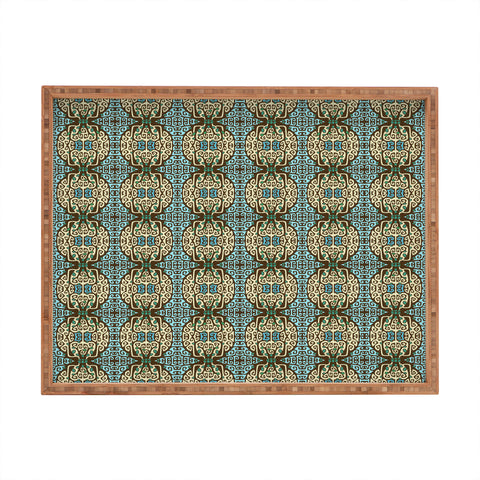 Belle13 Abstract Tree Deco Pattern 2 Rectangular Tray