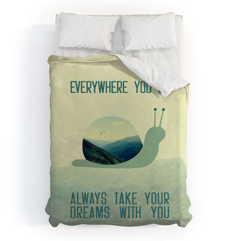 Belle13 Always Take Your Dreams With You Duvet Cover