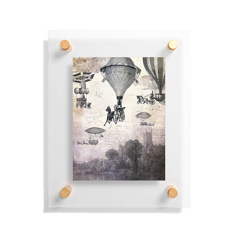 Belle13 Carrilloons Over The City Floating Acrylic Print