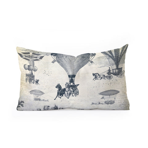 Belle13 Carrilloons Over The City Oblong Throw Pillow