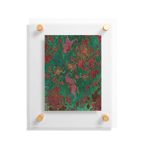 Belle13 Chrysanthemum Garden Floating Acrylic Print
