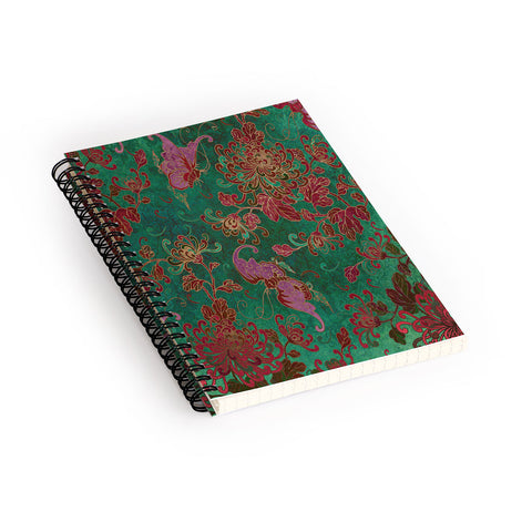 Belle13 Chrysanthemum Garden Spiral Notebook