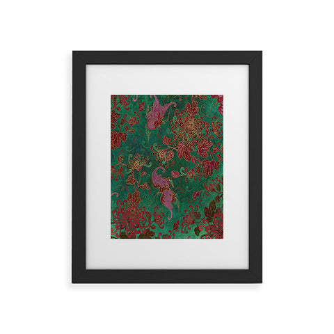 Belle13 Chrysanthemum Garden Framed Art Print