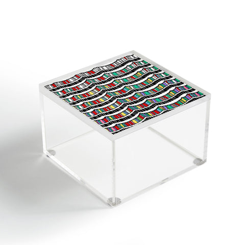 Belle13 Color Waves Abstract Acrylic Box