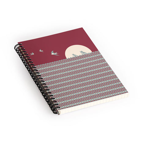 Belle13 Ethnic Sunrise Spiral Notebook