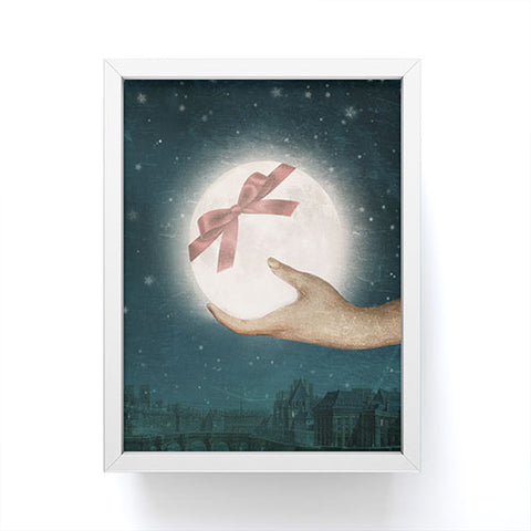 Belle13 For You The Moon Framed Mini Art Print