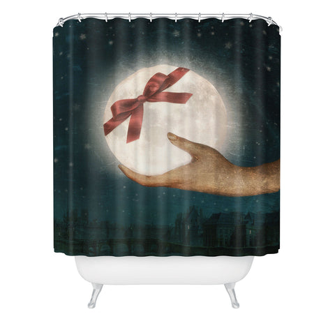 Belle13 For You The Moon Shower Curtain